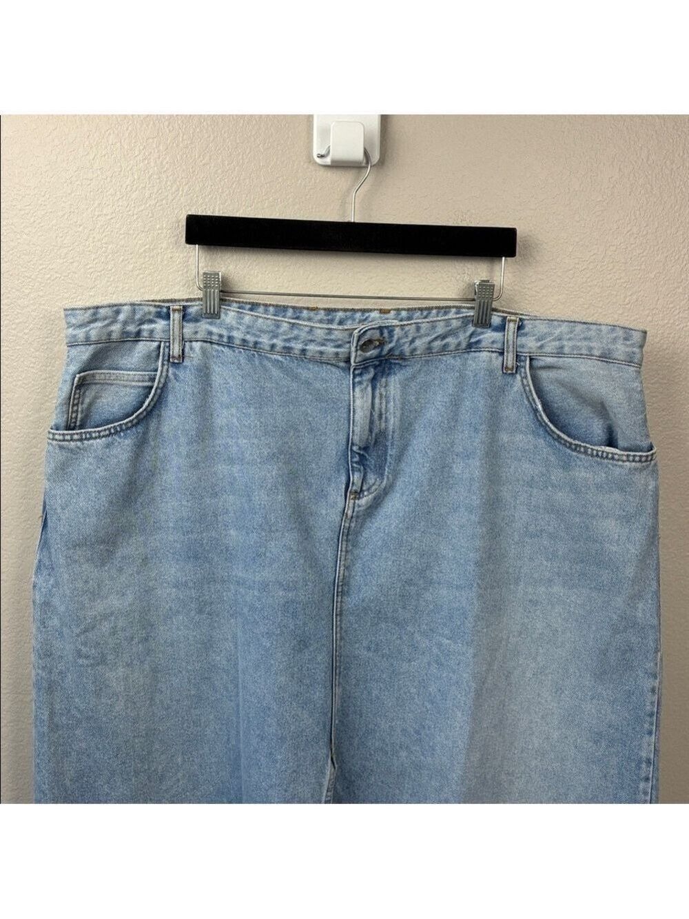 Anthropologie Pilcro Madi Denim Maxi Skirt Front Slit 28W - Picture 6 of 11
